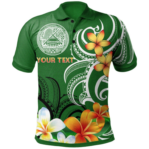 [Custom] American Samoa Personalised Polo Shirt - American Samoan Spirit Green 1