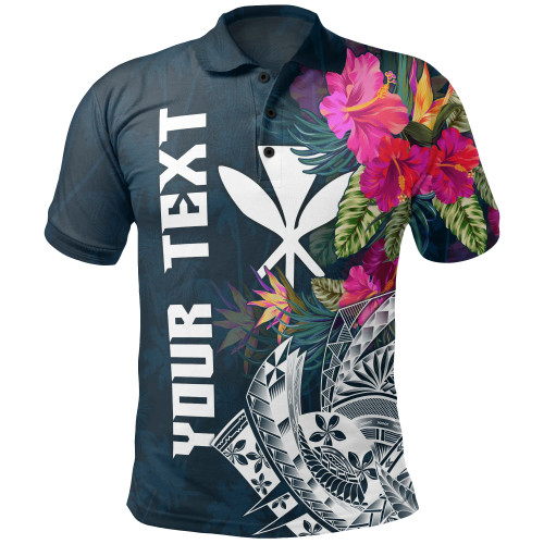 Polynesian Hawaii Custom Personalised Polo Shirt - Summer Vibes 1