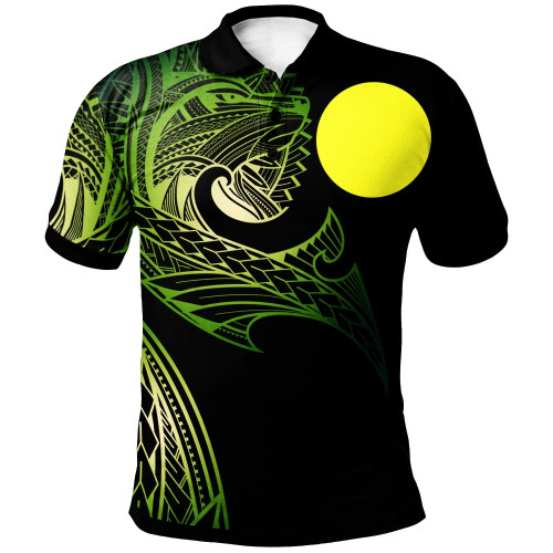 Palau Polo Shirt - Leader Wolf Is You Gradient Color 1