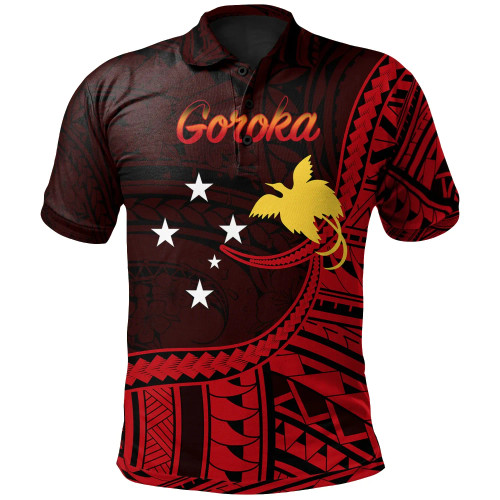 Papua New Guinea Polo Shirt - Goroka Polynesian Patterns 1