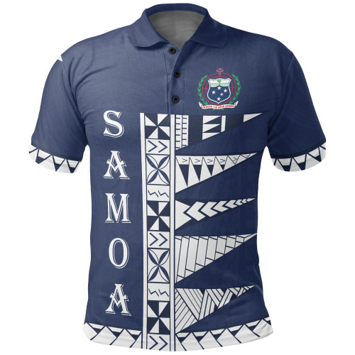 Samoa Polo Shirt - Samoa Coat Of Arms 1