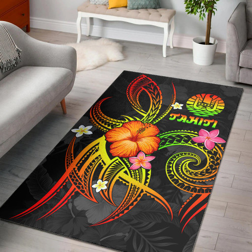 Polynesian Tahiti Area Rug - Legend of Tahiti (Reggae) Polynesian 1