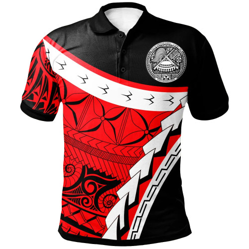 American Samoa Custom Personalised Polo Shirt -  Proud Of American Samoa 1