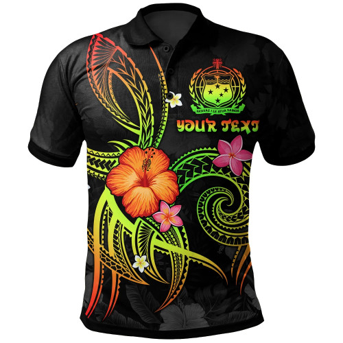 Polynesian Hawaii Personalised Polo Shirt - Legend of Samoa (Reggae) 1
