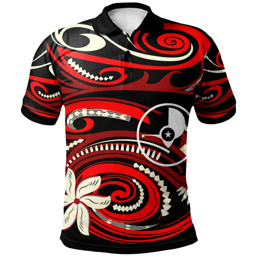 Yap Polo Shirt - Vortex Style Red Color 1