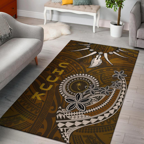Chuuk Area Rugs - Polynesian Boar Tusk Polynesian 1
