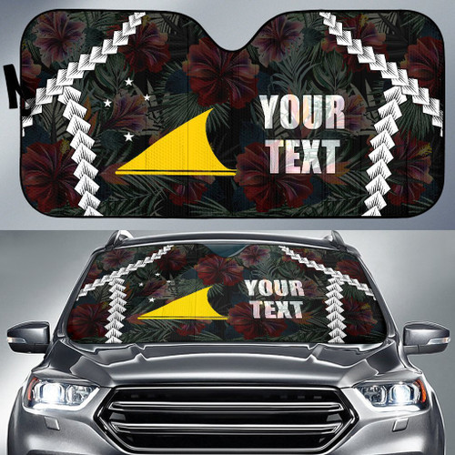 Tokelau Custom Personalised Auto Sun Shades - Chain Polynesian