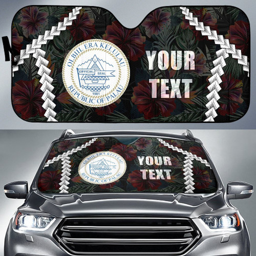 Palau Custom Personalised Auto Sun Shades - Chain Polynesian