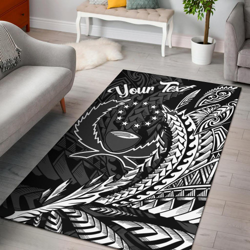 Pohnpei State Area Rug - Custom Personalised Wings Style Polynesian 1
