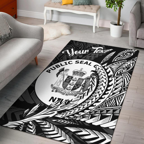 Niue Area Rug - Custom Personalised Wings Style Polynesian 1