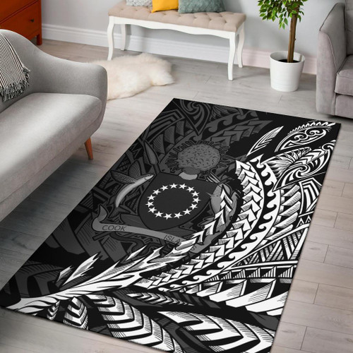 Cook Islands Area Rug - Wings Style Polynesian 1