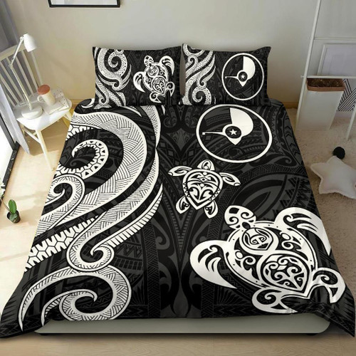 Yap Micronesian Bedding Set - White Tentacle Turtle 1