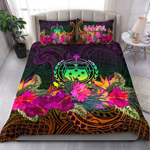 Samoa Bedding Set - Summer Hibiscus 1