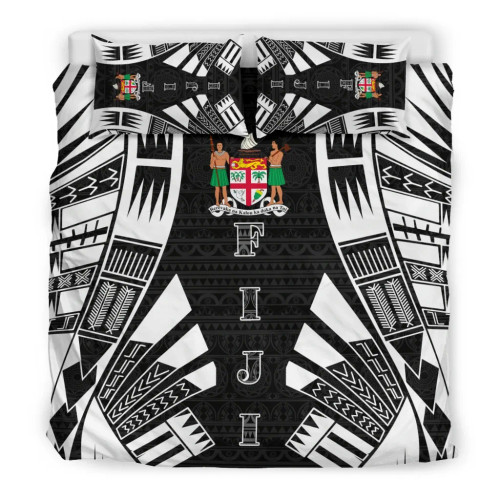 Fiji Duvet Cover Set - Polynesian Tattoo 1