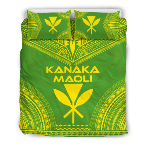 Kanaka Maoli Flag Polynesian Chief Duvet Cover Set 1