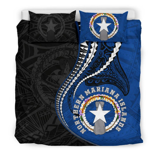Polynesian Bedding Set - Northern Mariana Islands Duvet Cover Set Kanaloa Tatau Gen Mp 1