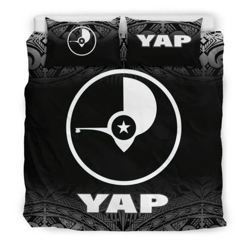 Yap Duvet Cover Set - Black Fog Style 1