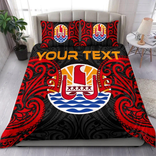 Tahiti Polynesian Custom Personalised Bedding Set - Tahitians Spirit 1