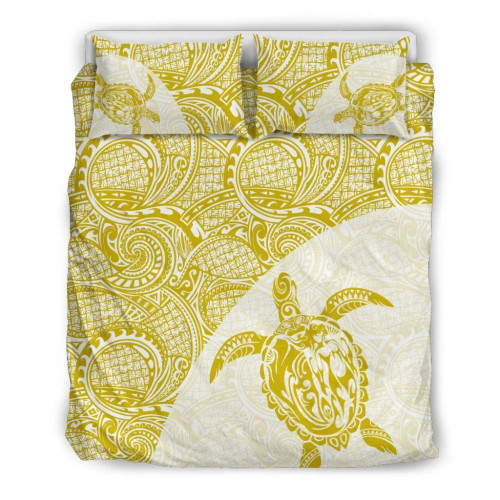 Turtle Mermaid Polynesian Duvet Cover Set 10 1