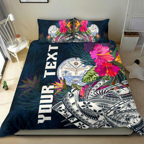 Marshall Islands Custom Personalised Bedding Set - Summer Vibes 1
