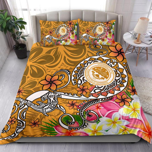 FSM Bedding Set - Turtle Plumeria (Gold) 1