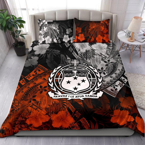 Samoa Polynesian Bedding Set - Vintage Polynesian Style 1