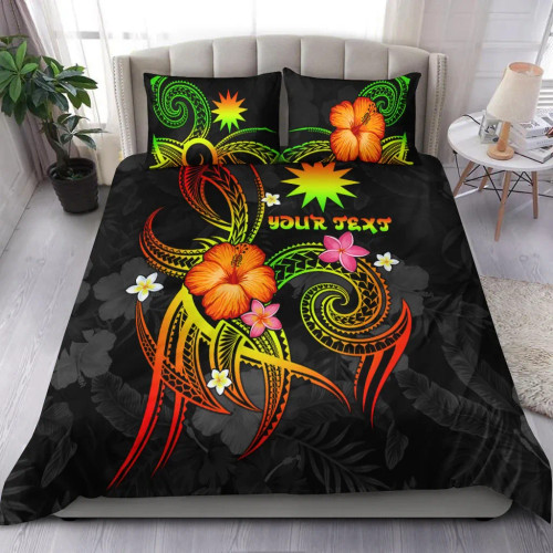 Nauru Polynesian Personalised Bedding Set - Legend Of Nauru (Reggae) 1
