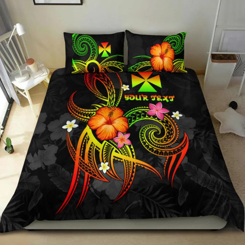 Wallis And Futuna Polynesian Personalised Bedding Set - Legend Of Wallis And Futuna (Reggae) 1