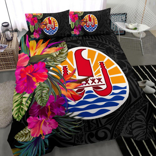 Tahiti Bedding Set - Polynesian Hibiscus Pattern 1