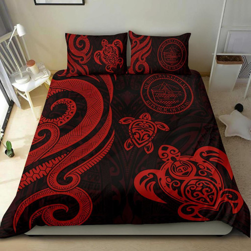 Palau Bedding Set - Red Tentacle Turtle 1