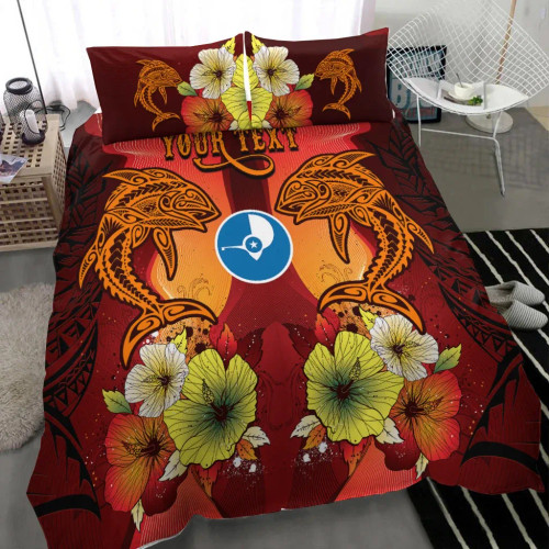 Yap Custom Personalised Bedding Sets - Tribal Tuna Fish 1
