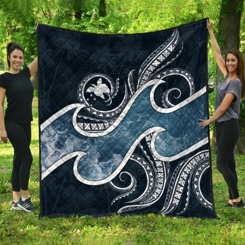 Papua New Guinea Polynesian Premium Quilt - Ocean Style 4