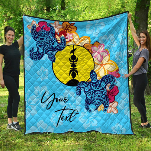 New Caledonia Custom Personalised Premium Quilt - Tropical Style 1