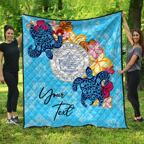 Palau Custom Personalised Premium Quilt - Tropical Style 1