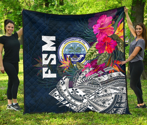 Federated States Of Micronesia Premium Quilt - Summer Vibes 2