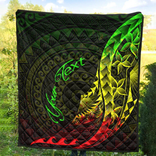 Samoa Premium Quilt - Custom Personalised Polynesian Pattern Style Reggae Color 9