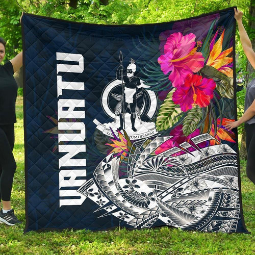 Vanuatu Polynesian Premium Quilt  - Summer Vibes 2