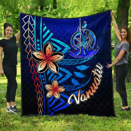 Vanuatu Premium Quilt - Vintage Tribal Mountain 1