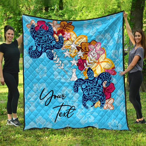 Kosrae Custom Personalised Premium Quilt - Tropical Style 1