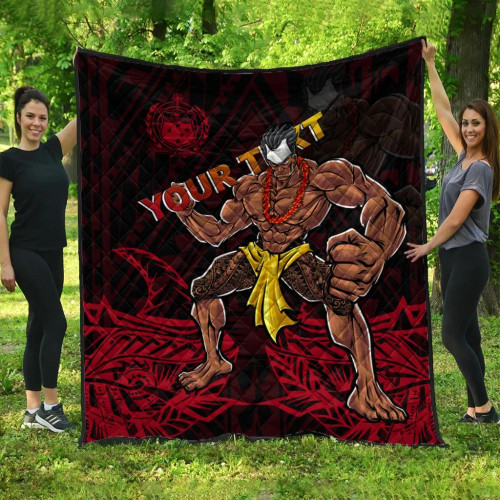 Samoa Custom Personalised Premium Quilt - The Samoa Warrior Strong 1