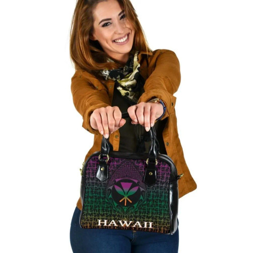 Hawaii Shoulder Handbag - Kanaka Maoli Rocket Style28 1