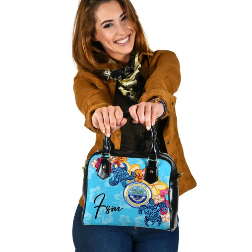 Federated States Of Micronesia Shoulder Handbag - Tropical Style 1