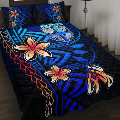 Fiji Quilt Bed Set - Vintage Tribal Mountain 1