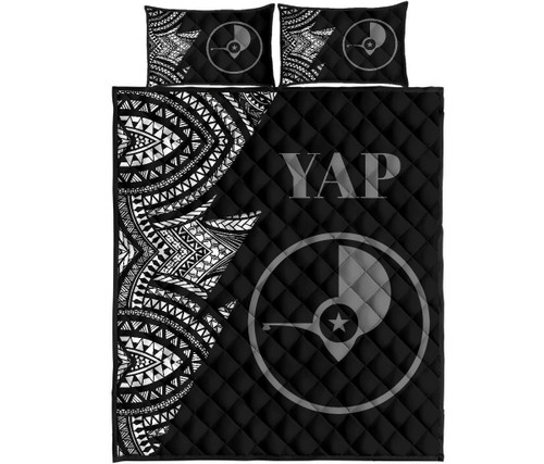 Yap Quilt Bed Set - Yap Flag Flash Version 1