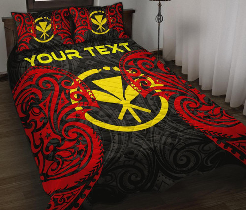 Polynesian Custom Personalised Hawaii Quilt Bed Set - Hawaiian Spirit 1