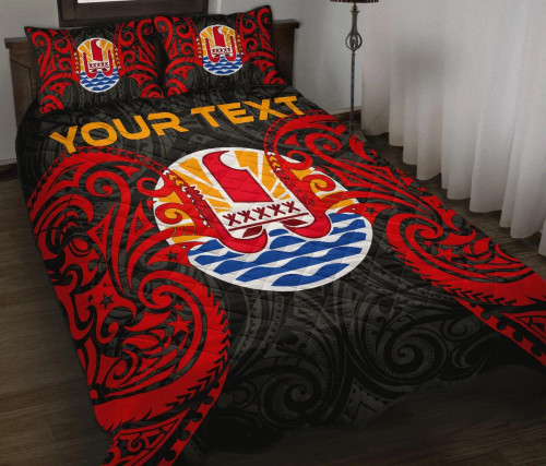 Tahiti Polynesian Custom Personalised Quilt Bed Set - Tahitians Spirit 1