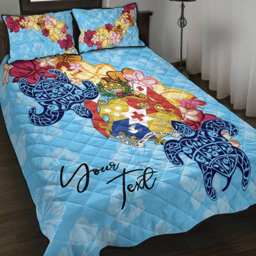 Tonga Custom Personalised Quilt Bed Set - Tropical Style 1