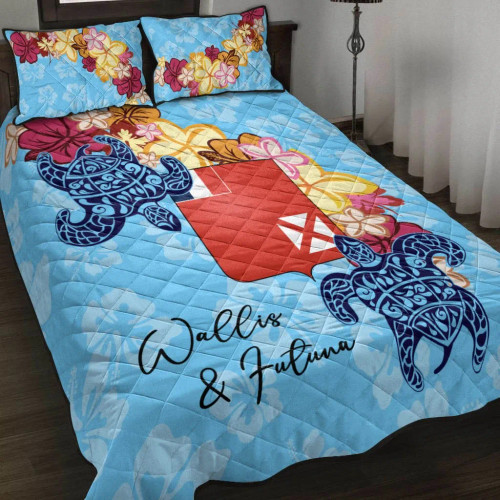 Wallis and Futuna Quilt Bed Set - Tropical Style 1