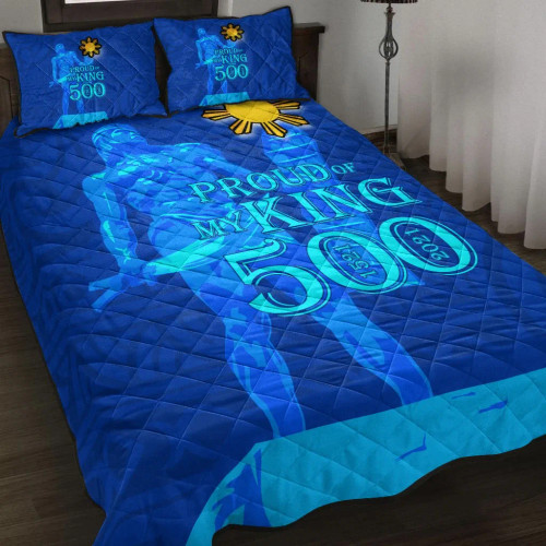 Philippines Quilt Bed Set - Proud Of My King 1