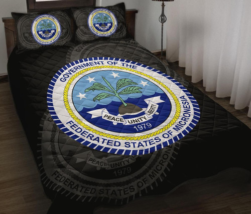 Federated States of Micronesia Polynesian Quilt Bed Set 1